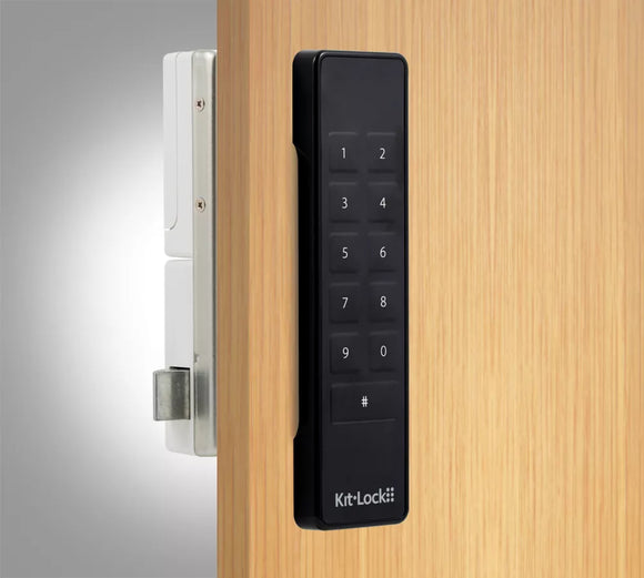 KL1100 SlimLine KitLock Digital Cabinet & Locker Lock by CodeLocks with Power Latch