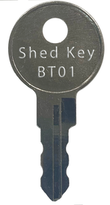 TS Shed BT14 Storage Shed Key