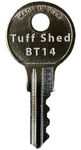 Tuff Shed BT14 Storage Shed Key