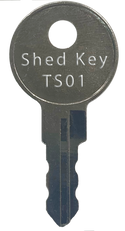 TS Shed TS01-TS40 Storage Shed Key