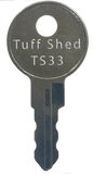 Tuff Shed TS33 Storage Shed Key