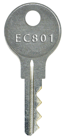 EC801 Truck Toolbox Key for Locks made by Delta, Tractor Supply, Dee Z ...