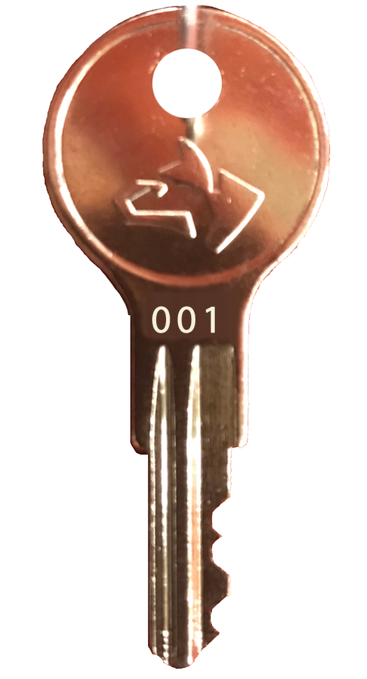 Husky 001-005 (Single Sided)Tool Box & Tool Chest Keys