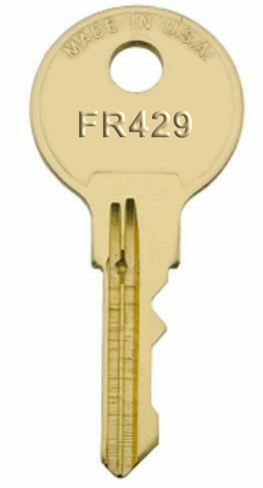 Fr458 Key Pattern Steelcase FR429 File Cabinet Key – FastShipKeys.com