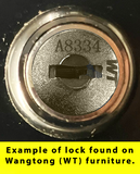 Wangtong (WT) A8126 File Cabinet Key